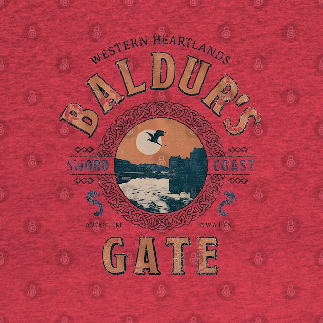 Adventure Awaits baldurs gate 3 by GraphicTeeShop